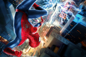 Spiderman Vs Electro Fight Scene 5k