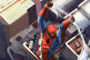 Spiderman Vs Venom Fight 4k (2048x1152) Resolution Wallpaper