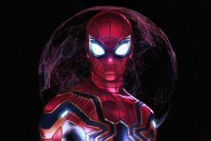 Spiderman With Great Power (3440x1440) Resolution Wallpaper