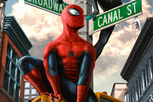 Spiderman4k Art (2560x1024) Resolution Wallpaper