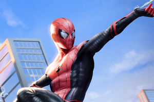 Spiderman4k Flying (2560x1440) Resolution Wallpaper