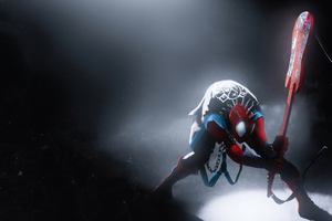 Spiderpunk (2560x1024) Resolution Wallpaper
