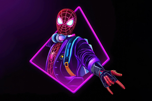 Spidey Red And Blue (1336x768) Resolution Wallpaper
