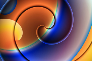 Spiral Fusion (1360x768) Resolution Wallpaper