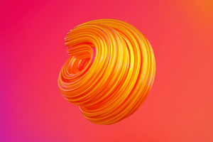 Spiral Twist Colorful (1366x768) Resolution Wallpaper