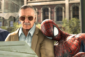 Stan Lee And Spiderman
