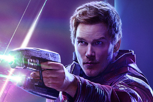 Star Lord In Avengers Infinity War New Poster Wallpaper