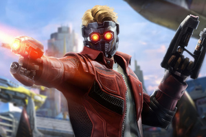 Star Lord Marvels Guardians Of The Galaxy 4k Wallpaper