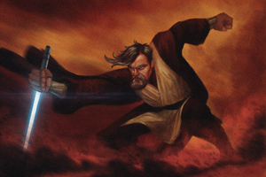 Star Wars Obi Wan Artwork 4k