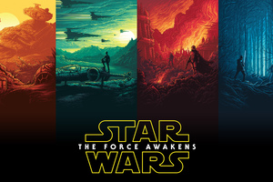 Star Wars Poster Logo Wallpaper