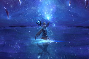 Starry Mystic (1400x1050) Resolution Wallpaper