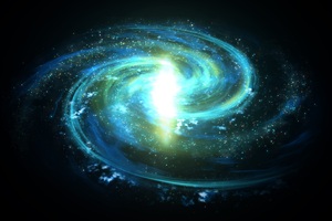 Stars Explosion In Galaxy