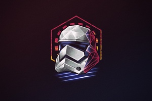 Stormtrooper Helmet Minimalist