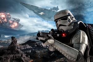 Stormtroopers Star Wars Battlefront (1360x768) Resolution Wallpaper