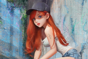 Street Girl (1280x800) Resolution Wallpaper