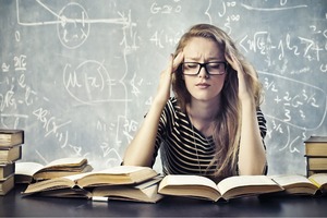 Student Study Stress Wallpaper