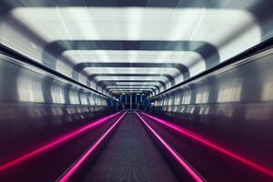 Subway Motion Blur Wallpaper