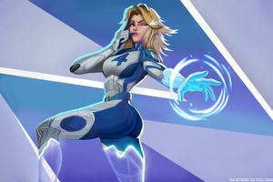 Sue Storm As Invisible Woman In Marvel Rivals (3440x1440) Resolution Wallpaper