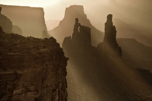 Sun Beams On The Mesa Redeux Wallpaper