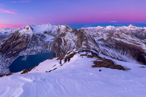 Sunrise From Nufenenstock Swiss Alps (1400x1050) Resolution Wallpaper