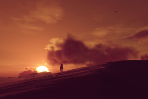 Sunset Assassins Creed Origins 4k Wallpaper