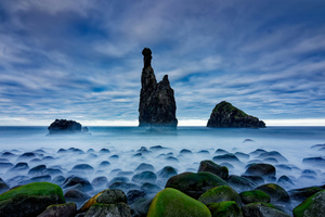 Sunset At Ribeira Da Janela On The Island Of Madeira (1400x900) Resolution Wallpaper