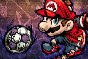 Super Mario Strikes Wallpaper