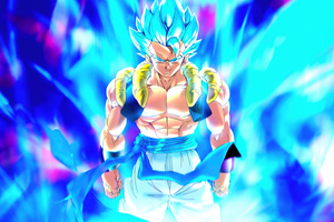 Super Saiyan Blue Gogeta Dragon Ball Super Broly 5k (2880x1800) Resolution Wallpaper