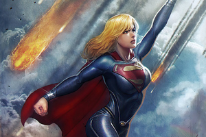Supergirl 4k 2020 Artwork