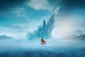 Supergirl Arrives At The Fortress (320x240) Resolution Wallpaper
