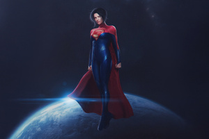 Supergirl Arrives (5120x2880) Resolution Wallpaper