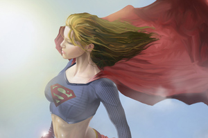 Supergirl Cape Flying