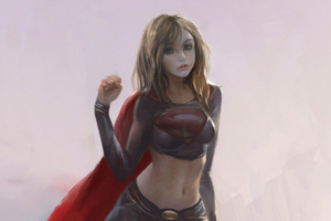 Supergirl Cute 4k
