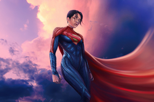 Supergirl Flight Of Freedom (1024x768) Resolution Wallpaper