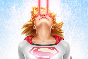 Supergirl Laser Eye