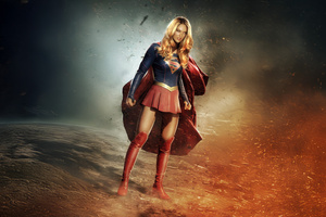 Supergirl Power Beyond (5120x2880) Resolution Wallpaper