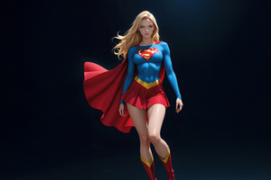 Supergirl Rising Light (320x240) Resolution Wallpaper