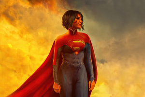 Supergirl Sasha Calle In The Flash Movie 4k