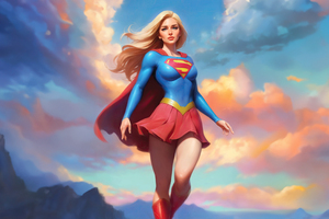Supergirl Starlight Avenger (2880x1800) Resolution Wallpaper