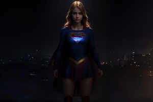 Supergirl The Queen Of Night (3840x2400) Resolution Wallpaper
