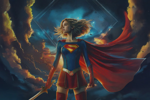 Supergirl The Radiant Heroine (5120x2880) Resolution Wallpaper