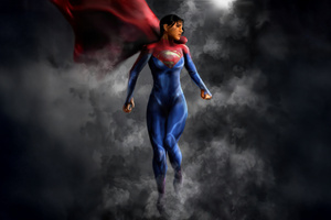 Supergirl Wrath (5120x2880) Resolution Wallpaper