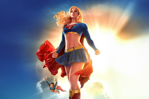 Supergirl X Superman (3840x2160) Resolution Wallpaper