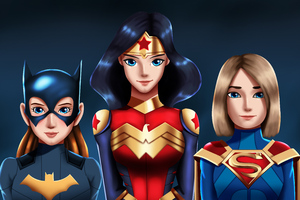 Superheroes Girls Digital Art 5k