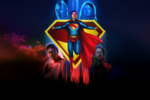 Superman 2025 Illustrated (2048x2048) Resolution Wallpaper
