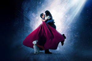 Superman And Lois Lane In Love (2048x2048) Resolution Wallpaper