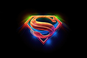 Superman Colorful Logo 5k Wallpaper