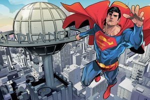 Superman Comic Artwork 4k (1360x768) Resolution Wallpaper