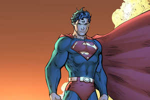Superman Comic Book Poster 5k