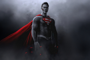 Superman Crusader (2048x2048) Resolution Wallpaper